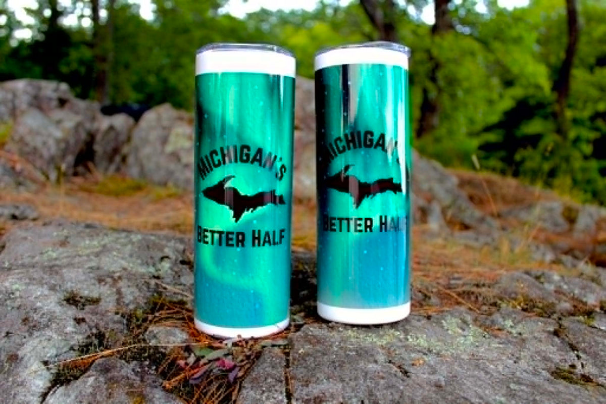 Northern Lights "Better Half" Tumbler