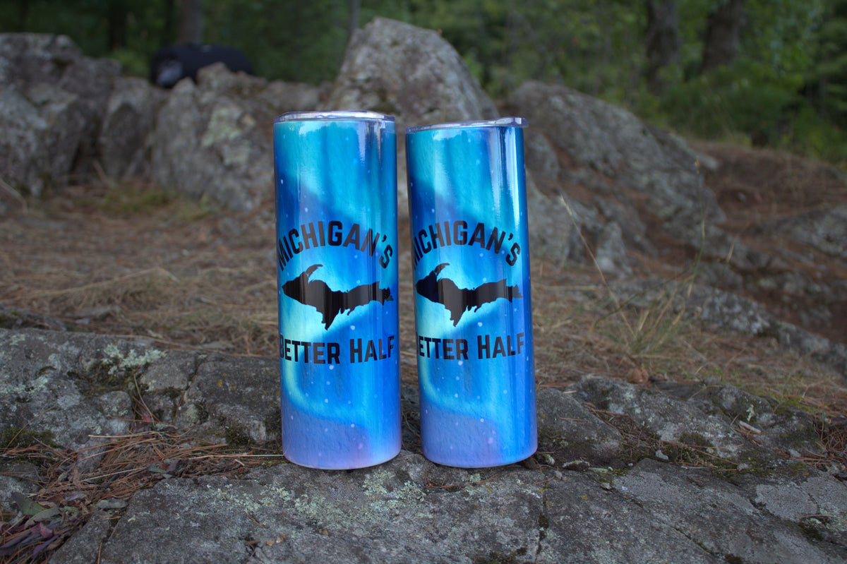 Northern Lights "Better Half" Tumbler