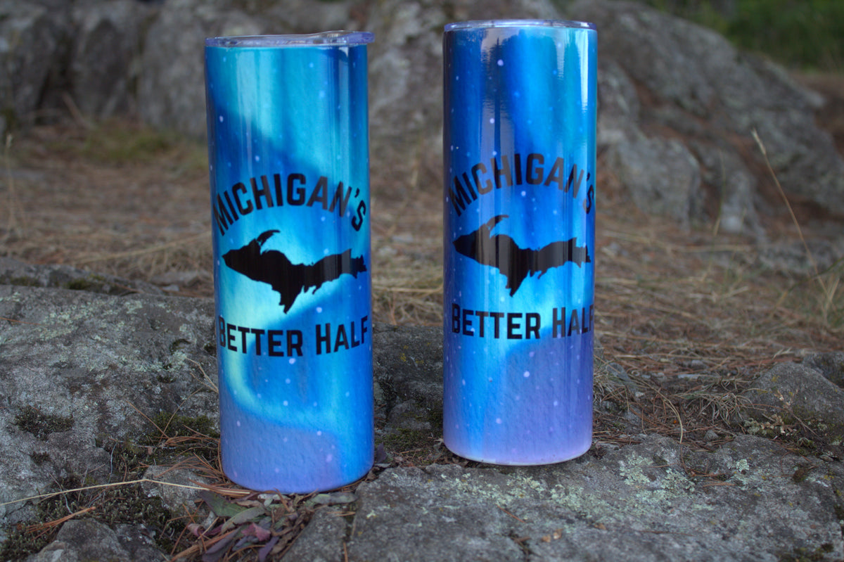 Northern Lights "Better Half" Tumbler