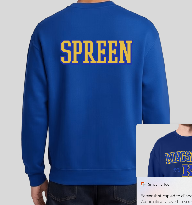 Kingsford Seniors Sweatshirt - For Students