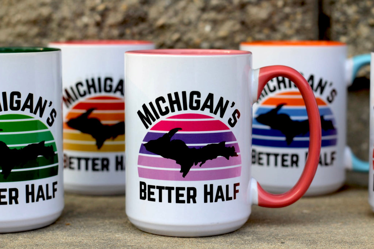 UP "Michigan's Better Half" Mug